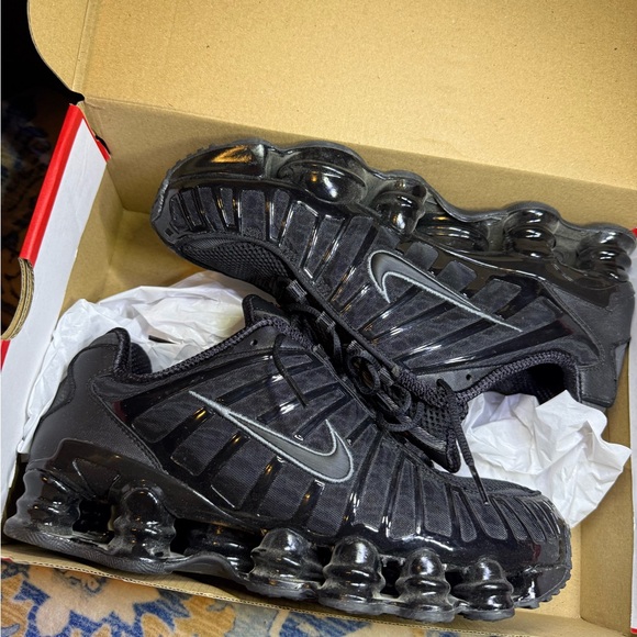 Nike Black and Gray Men's Sneakers